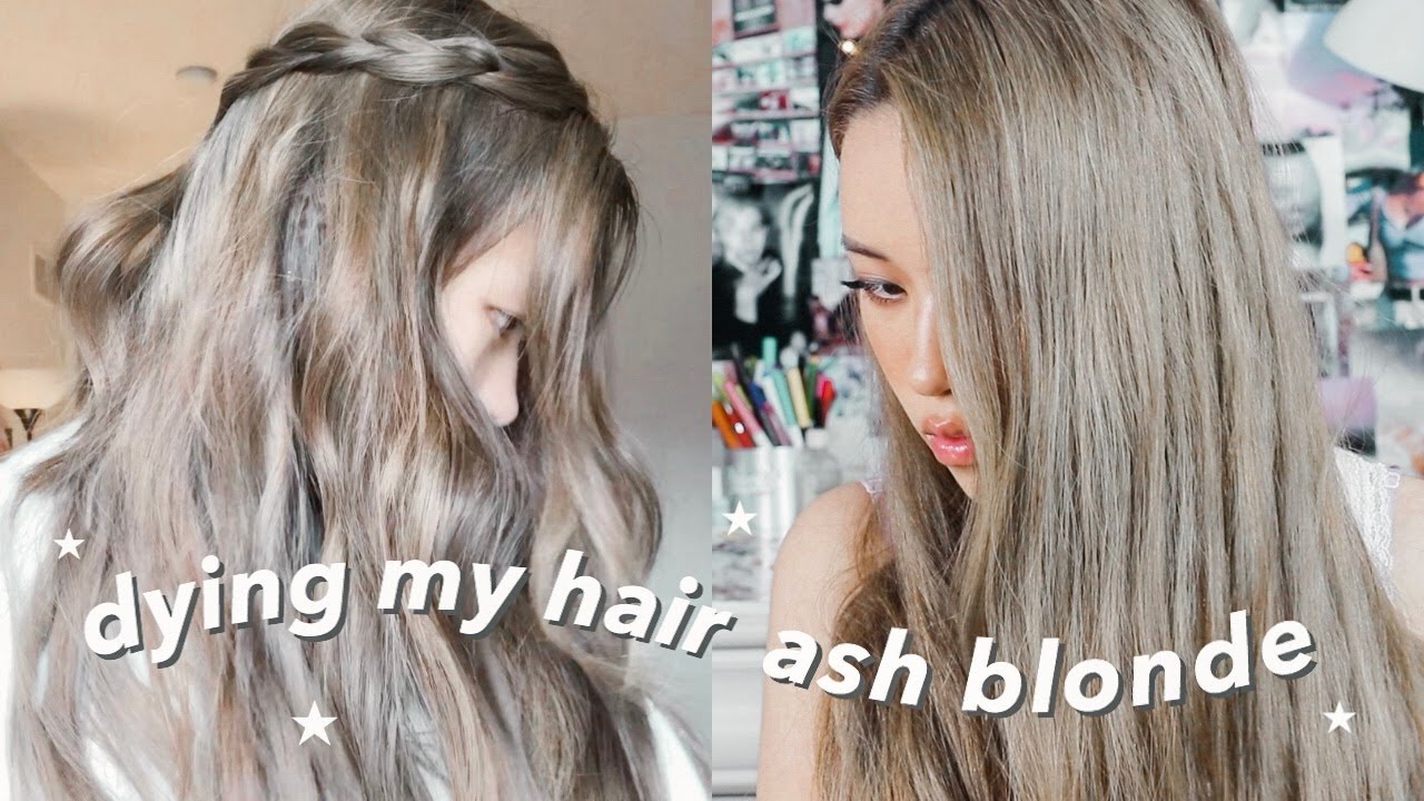 dying my hair dark ash blonde / light brown at home! (part 2)