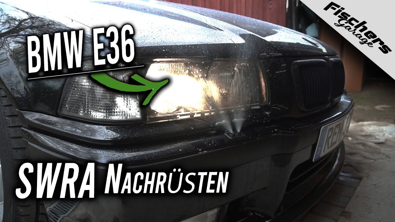 BMW E36 SRA [Headlight Cleaning System] Retrofit from A-Z Tutorial