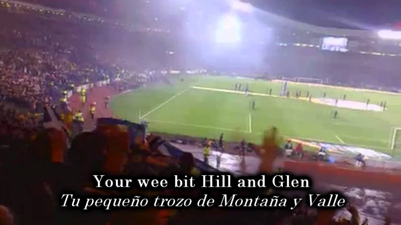 Flower of Scotland with lyrics