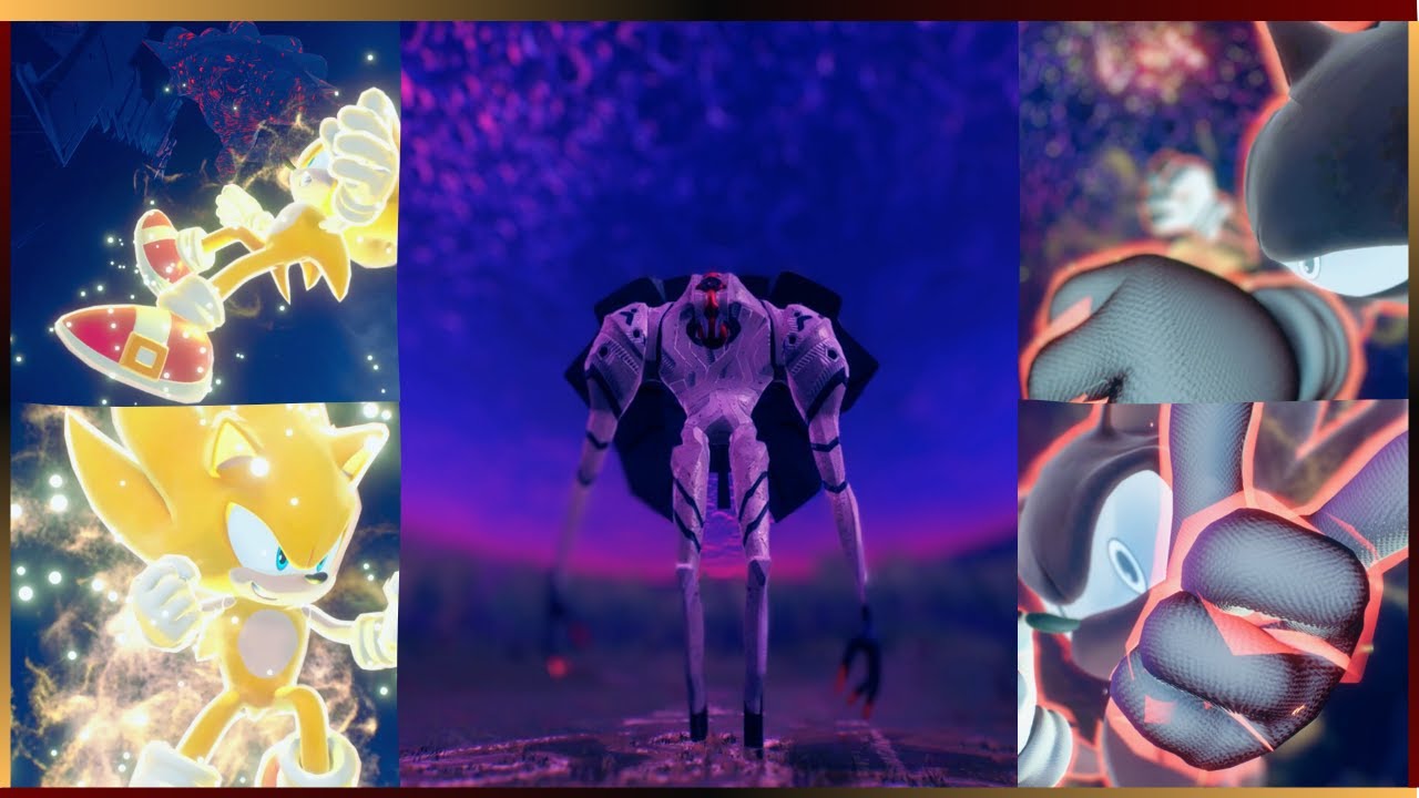 Super Sonic 2 becomes Cyber Sonic VS. Overpowered Supreme/THE END