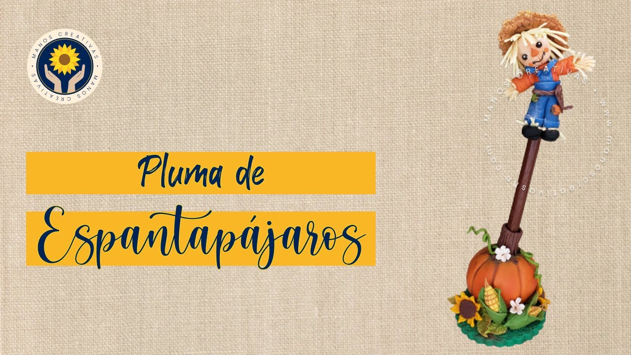 Cómo hacer un espantapájaros (scarecrow) | Escuela Manos Creativas
