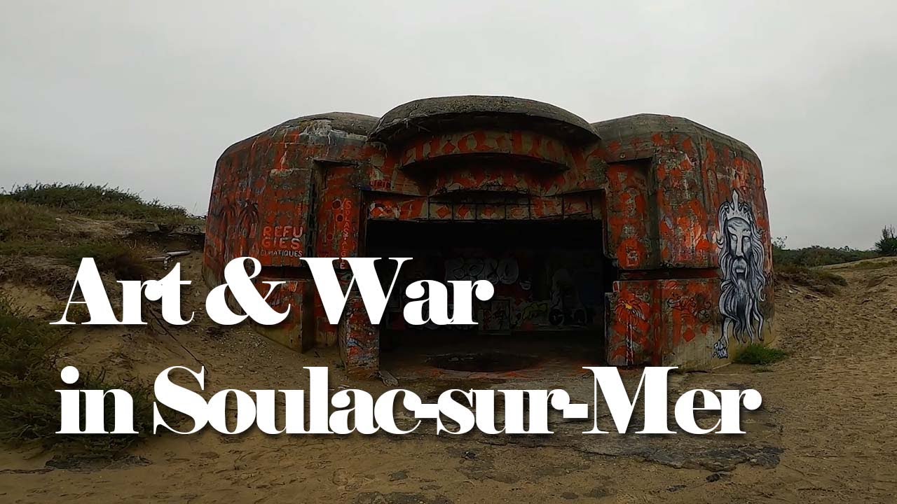 Going to Soulac-sur-Mer & visiting the Atlantic Wall | Street Art & Sinking Bunkers