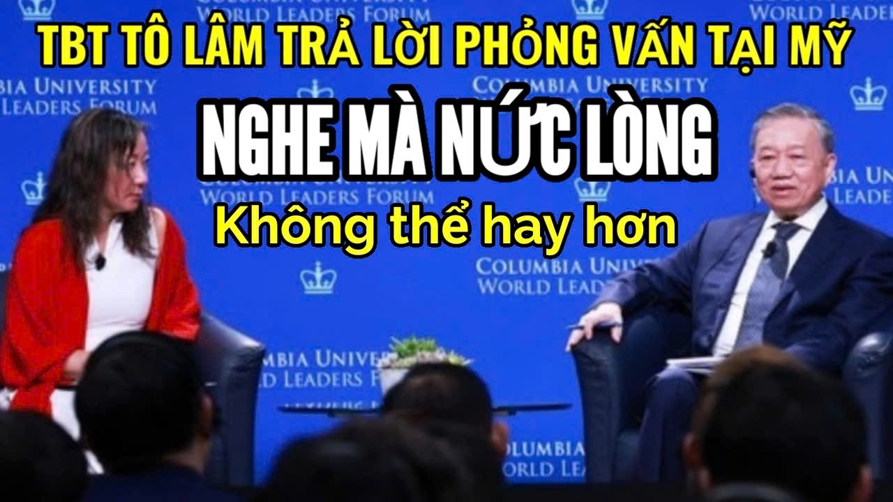 TBT Tô Lâm trả lời phỏng vấn ở Mỹ về chiến tranh VN nghe sướng lỗ tai #vietvision