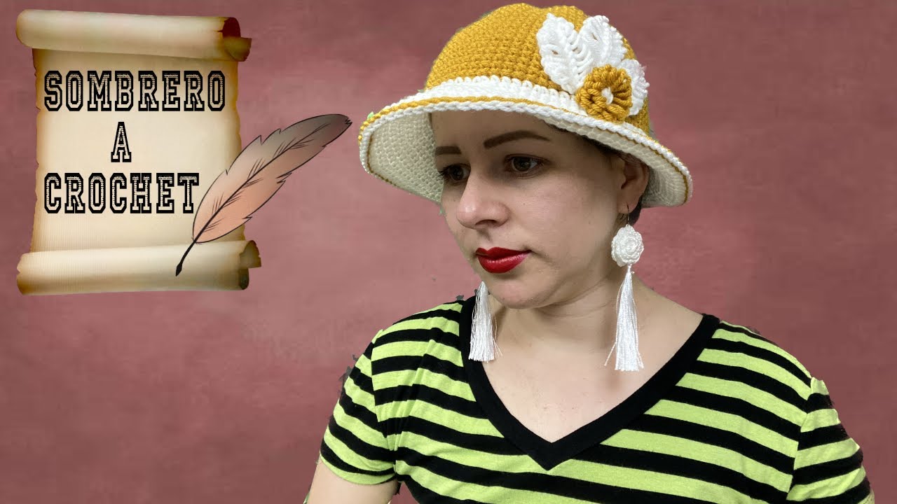 PASO A PASO PARA TEJER SOMBRERO A CROCHET