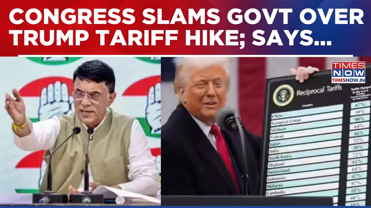 Oppn Attacks Government Over Trump Tariffs Hike; Congress' Pawan Khera Says, 'All Pain, No Gain'