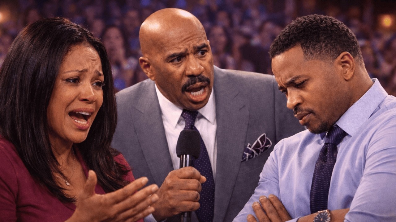 Wife Tells Husband “I Can’t Take It Anymore” — Steve Harvey Steps In to Save the Day!