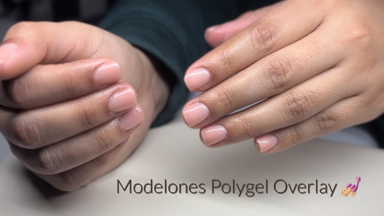 Clean Girl Polygel On Natural Nails Overlay | @modelonesofficial | How To | NailsxBionx