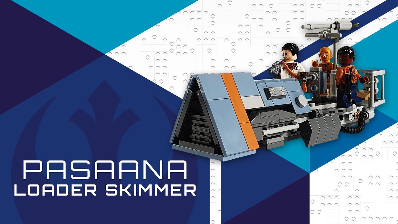 Pasaana Loader Skimmer | Lego Star Wars MOC | Tutorial