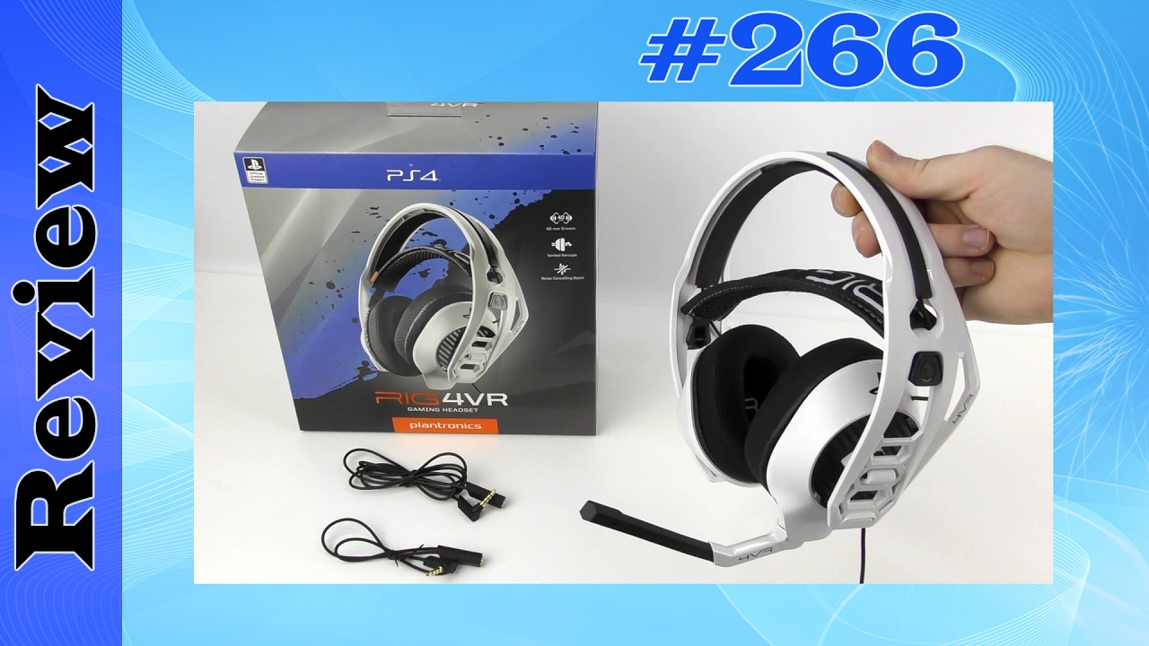 Plantronics RIG 4VR - Gaming Headset (PS4, PSVR) Review