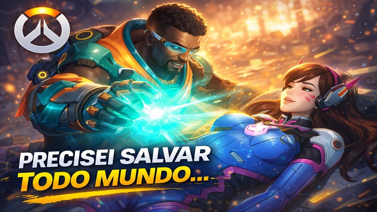 PRECISEI SALVAR TODO MUNDO... | Ranqueada Overwatch no PS4