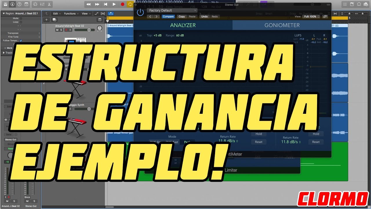 Mezcla y Masterizacion Avanzada - Estructura de Ganacia (Ejemplo Gain Staging)