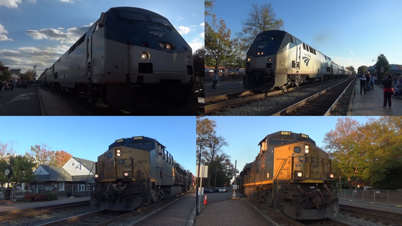Ashland VA railfanning on 11/2/19! Ft CSX Meets and More