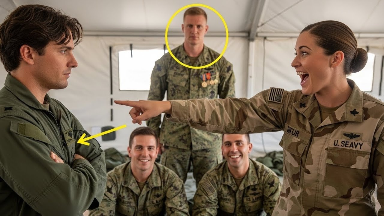 "US Marine Jokingly Asked for the Single Dad's Rank - Until His Reply Made the Entire GP Tent Freeze