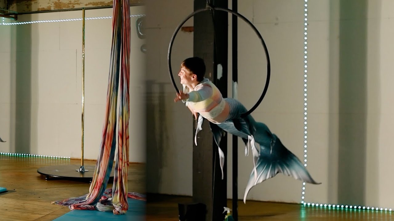 A Mermaid in a Hoop! - Aerial Lyra Routine - Heather Brooke