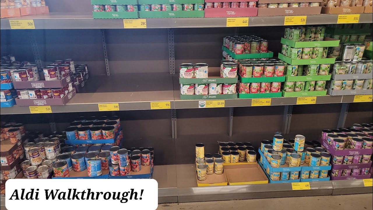 Aldi Walkthrough! Did they have empty shelves today? Is there a food shortage or supply problem?🤔🚛🛒🚚