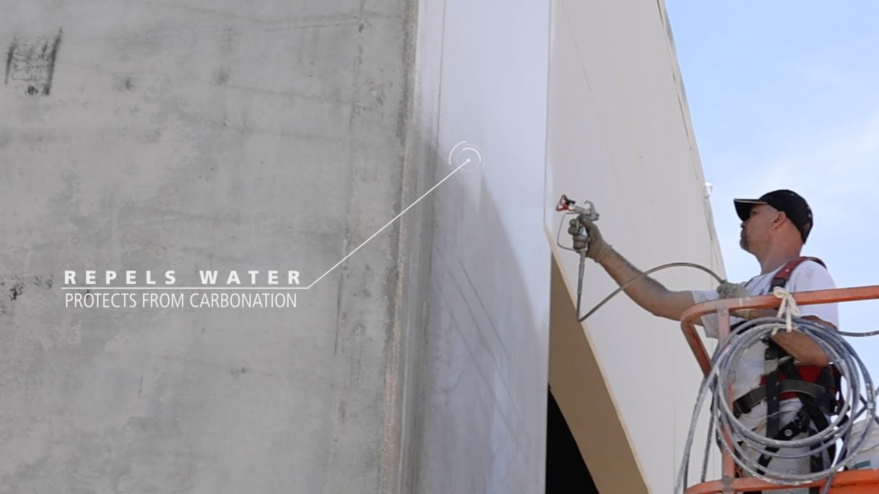 TAMMSCOAT | Spray Application - Water Based Acrylic Coating for Concrete
