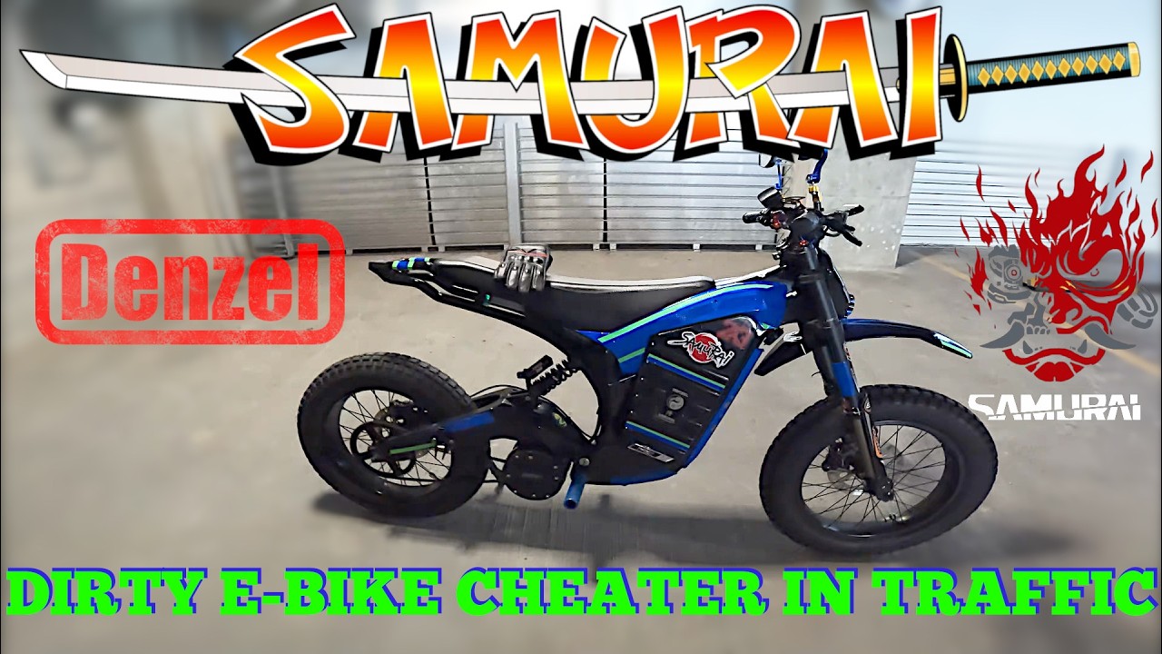 HOW TO CHEAT PAST TRAFFIC WITH THE DENZEL SAMURAI eBIKE | 72V/37AH - 4.5KW - 53MPH IS ALL YOU NEED!