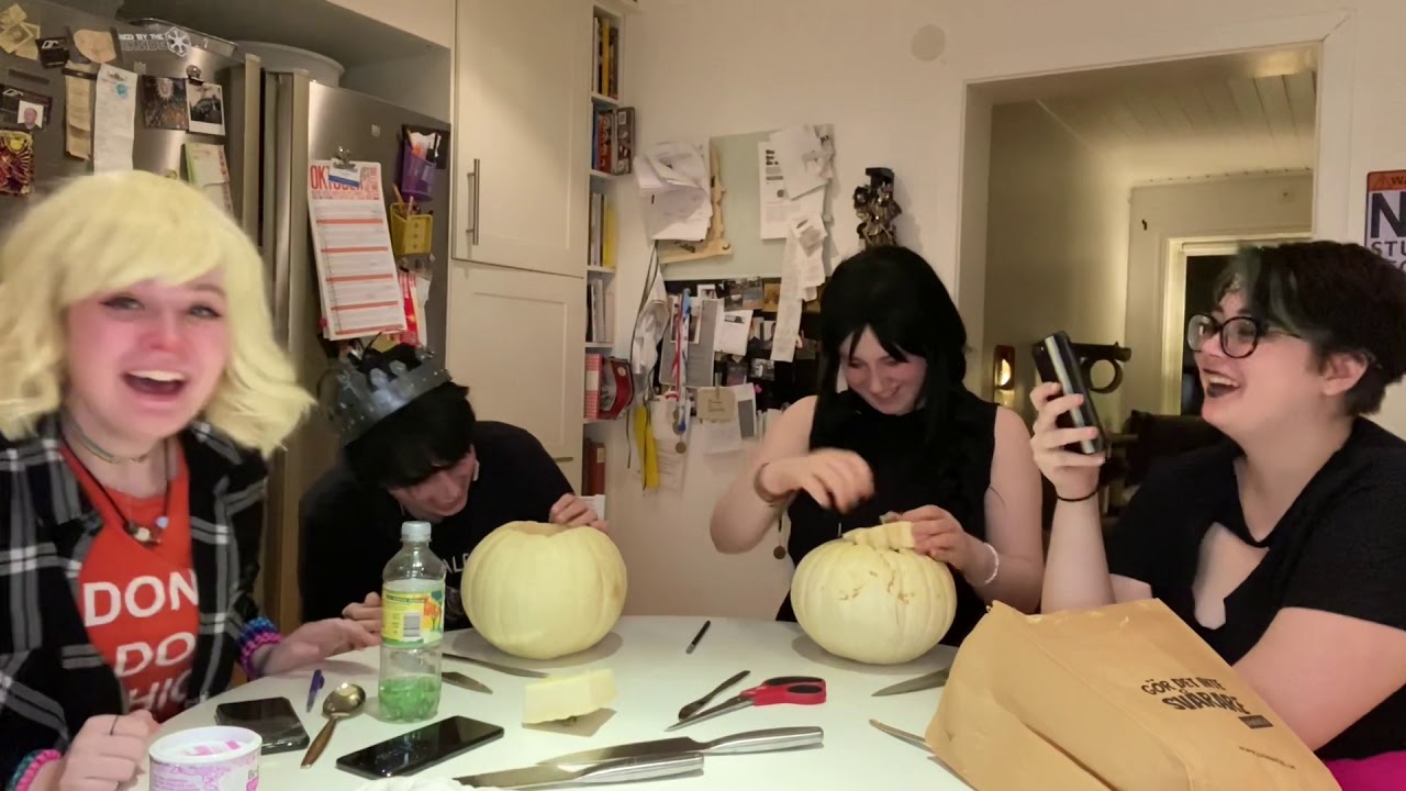 Pjo pumpkin carving- heroes of Olympus cosplay