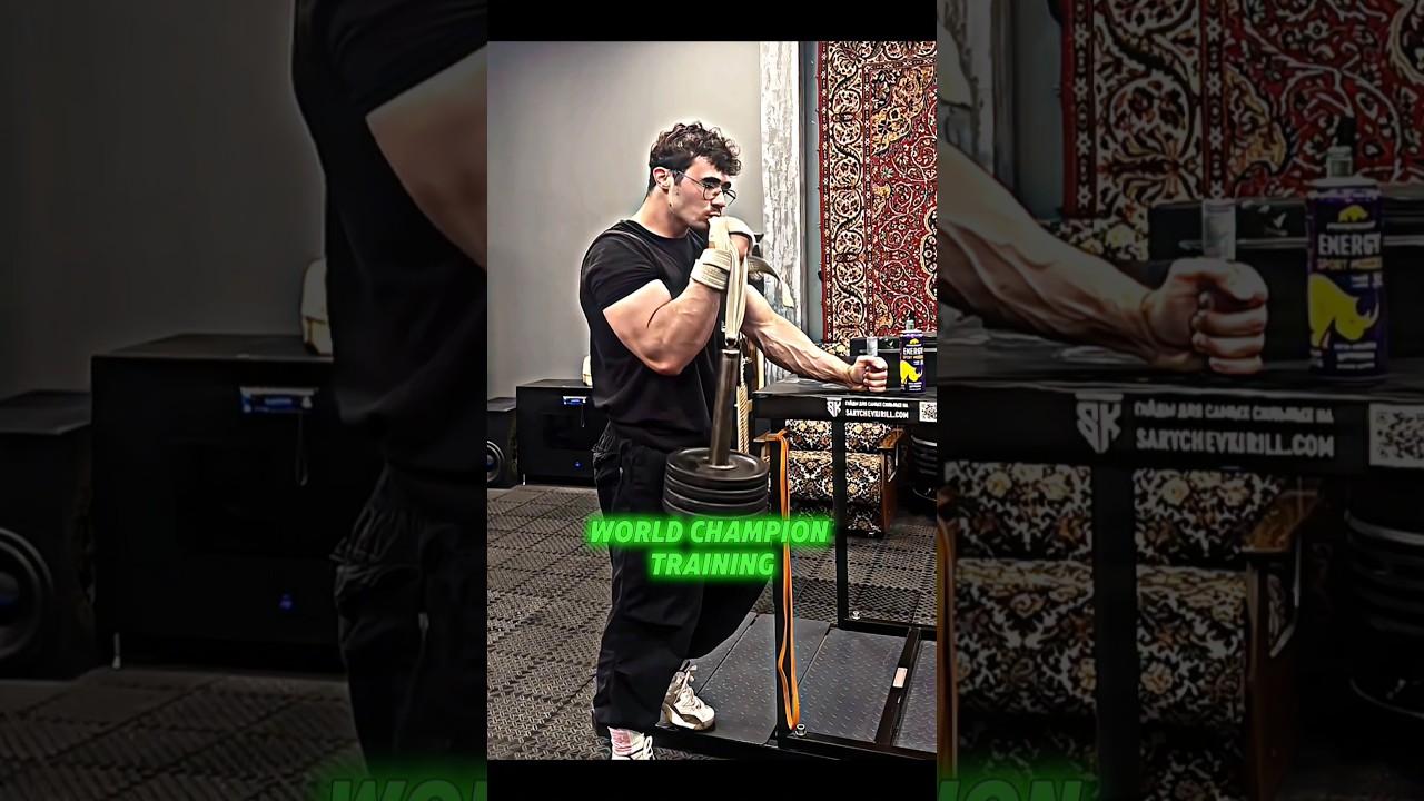 Armwrestling World Champion Cracking Energy 🔥🥶 Akimbo69 training