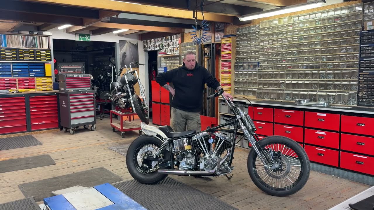 Aufbau einer Harley-Davidson Shovelhead von 1979