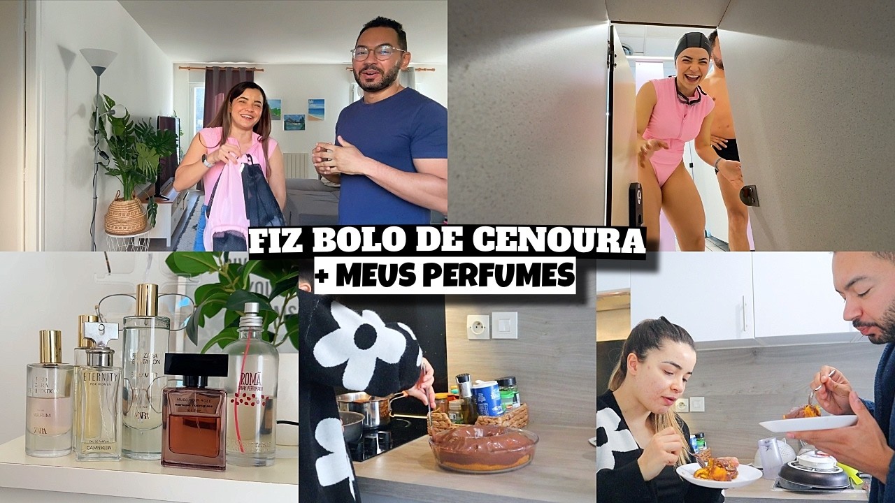 BOLO DE CENOURA, FOMOS PRA PISCINA, MEUS PERFUMES e muito mais ❤️ - Bruna Paula