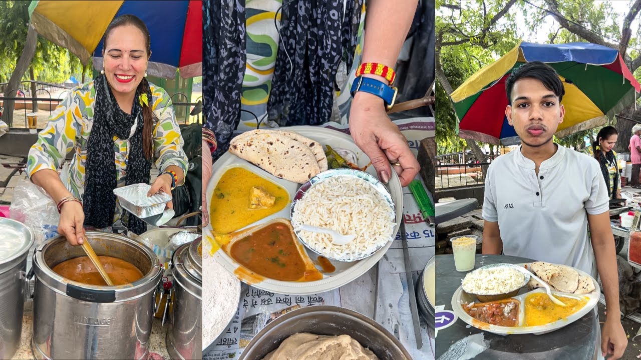 Hardworking School Teacher Selling Ghar Ka Khana | Ghar Ki Rasoi | Rohini Delhi