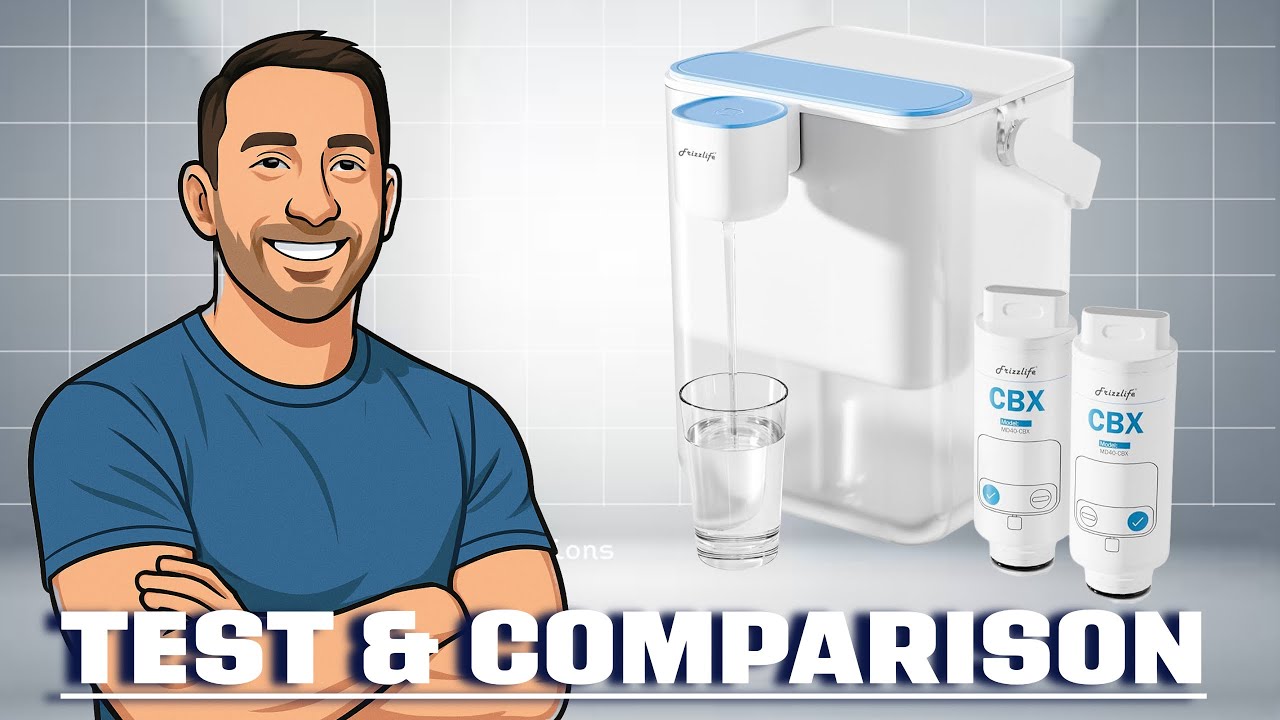 Frizzlife 1µm Electric Water Filter Pitcher vs Waterdrop Electric Water Filter Pitcher & Brita pd
