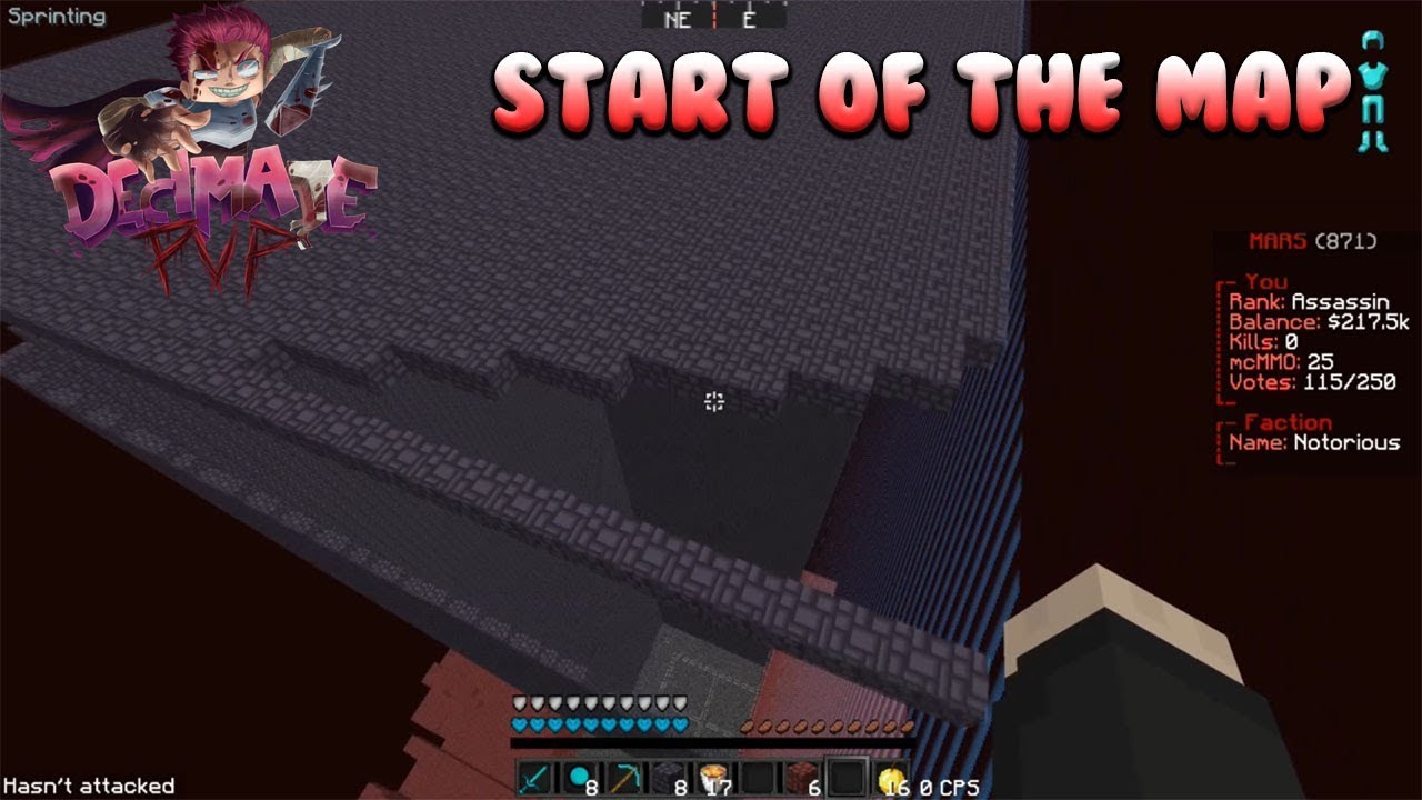 Start of the Map + Getting Set Up! - DecimatePvP [1] (Minecraft Factions)
