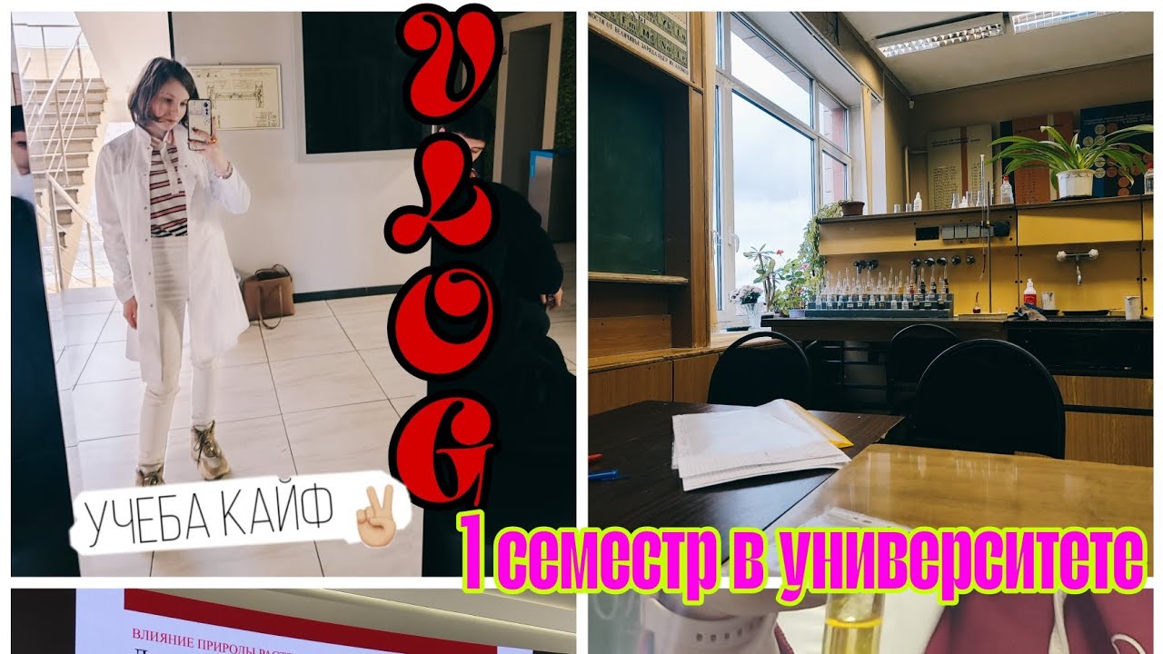 ПЕРВЫЙ СЕМЕСТР В УНИВЕРСИТЕТЕ / vlog /