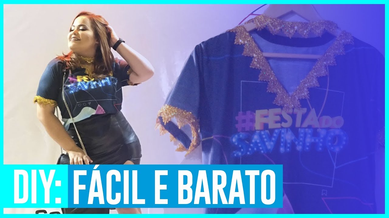 DIY: Customização de abadá sem costura!