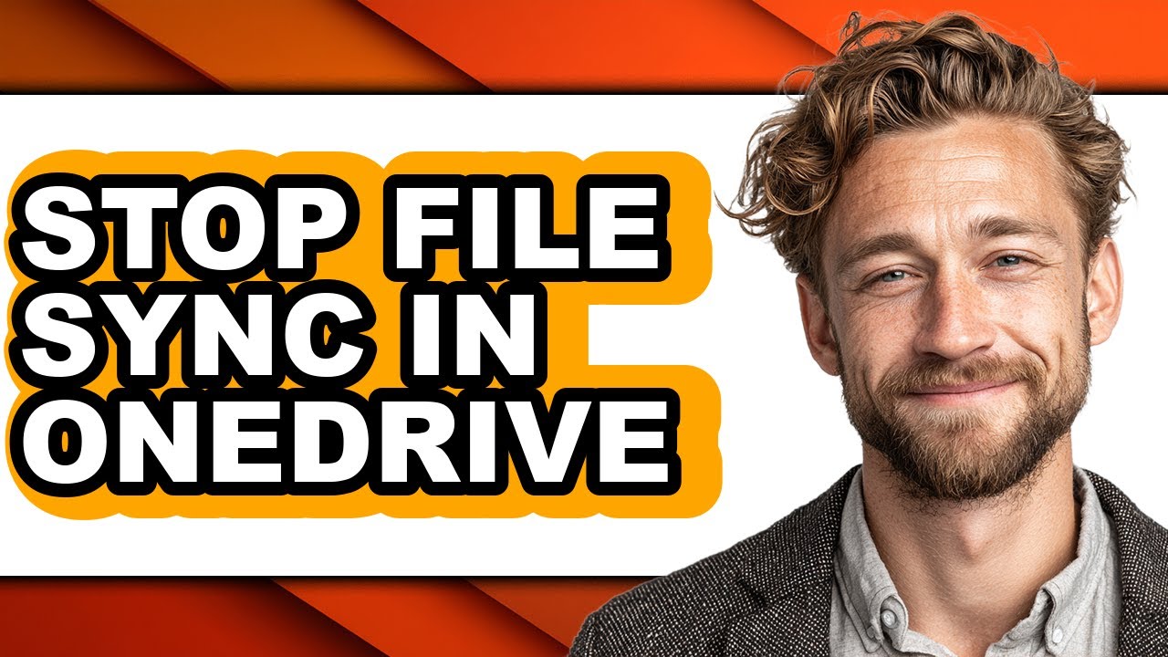 How to Stop File Sync in Onedrive (full Guide)