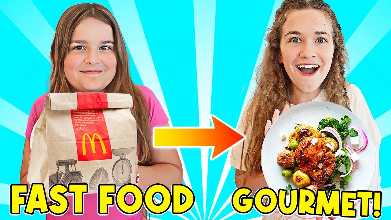 Transforming FAST FOOD Into A GOURMET MEAL!! | JKREW
