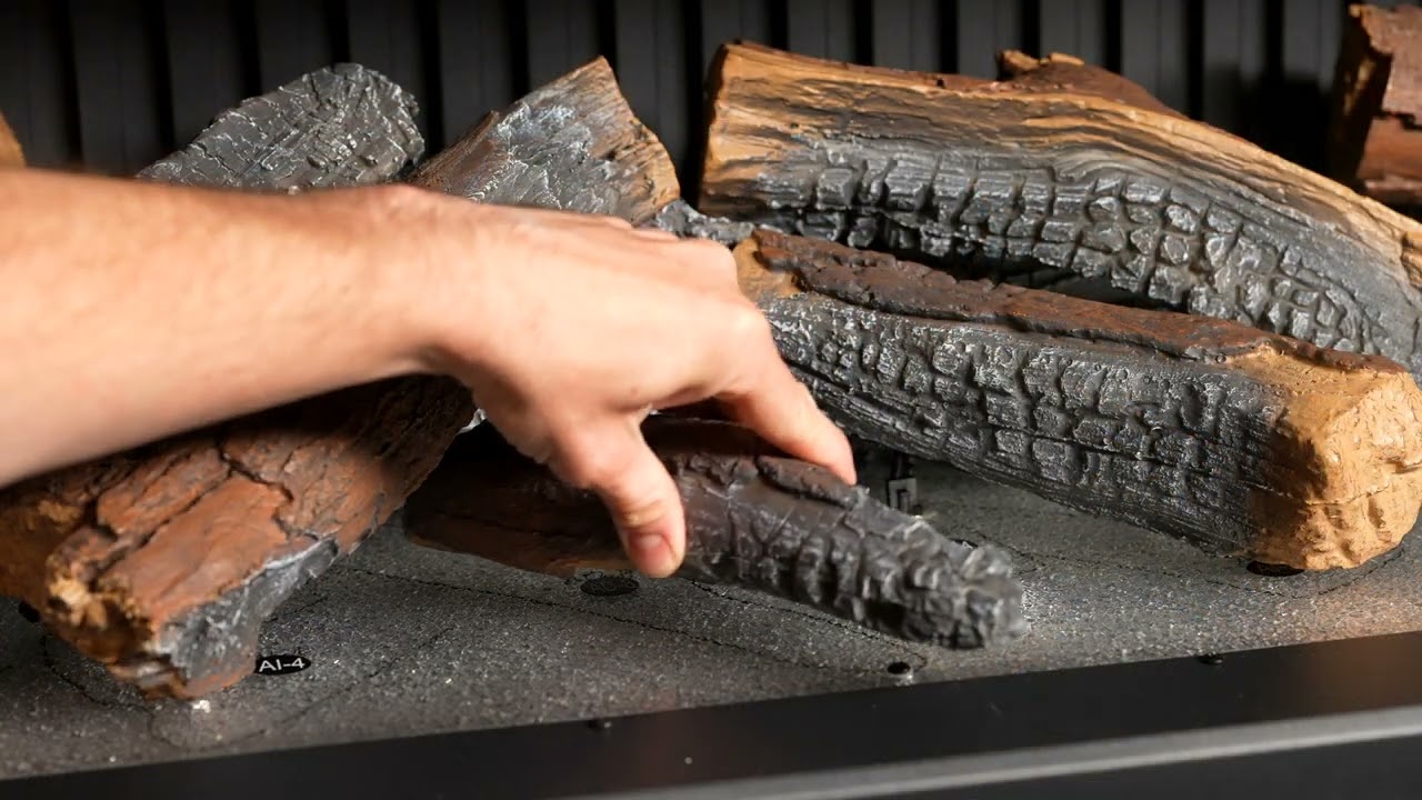 Solus iX15 Electric Fire Log Layout Demo