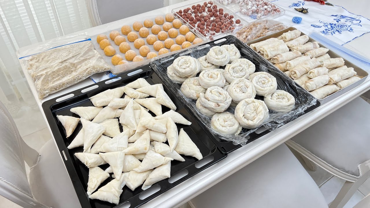 RAMAZANA ÖZEL😍 7 Çeşit Buzluk Hazırlığı🤩 Derin Dondurucu İçin Pratik Börek, Kroket, Köfte Tarifi😊