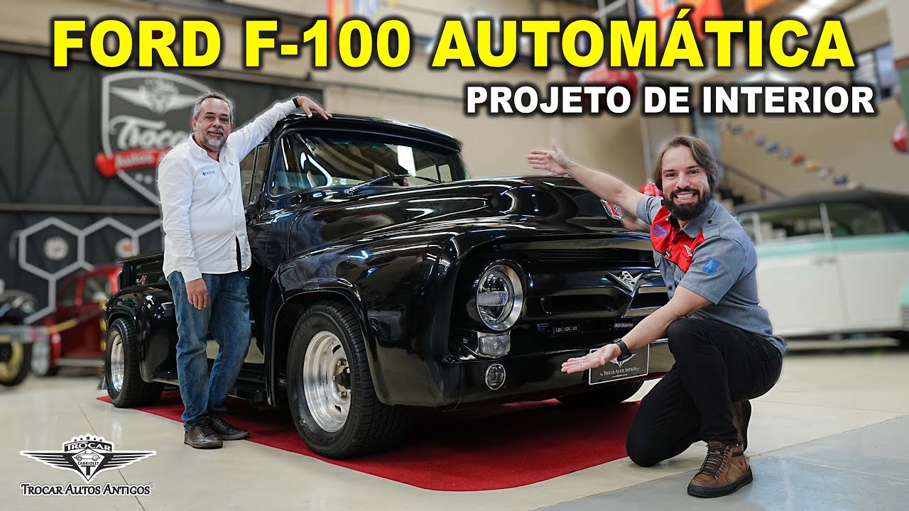 INCRÍVEL ESSA MUDANÇA de TAPEÇARIA da CAMINHONETE Ford F 100, ano 1962 😍 Automática! 😱😱😱