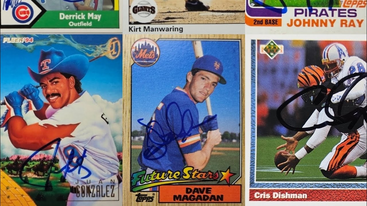 My TTM Autograph Haul #102 - 10 Returns (Juan Gonzalez, Cris Dishman, Dave Magadan & more)
