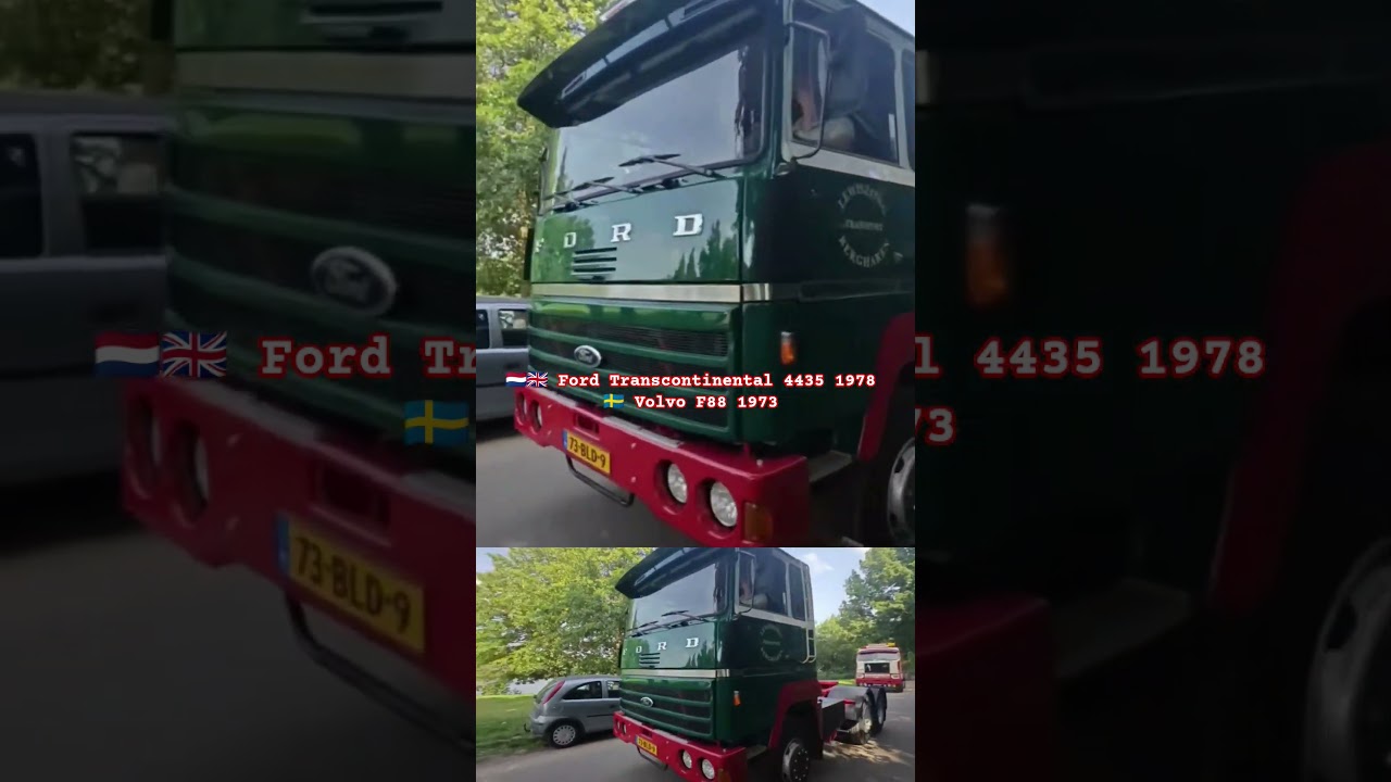 🇳🇱🇬🇧 Ford Transcontinental 4435 🇺🇸 Cummins 855 big cam 1978 🇸🇪 Volvo F88 1973
