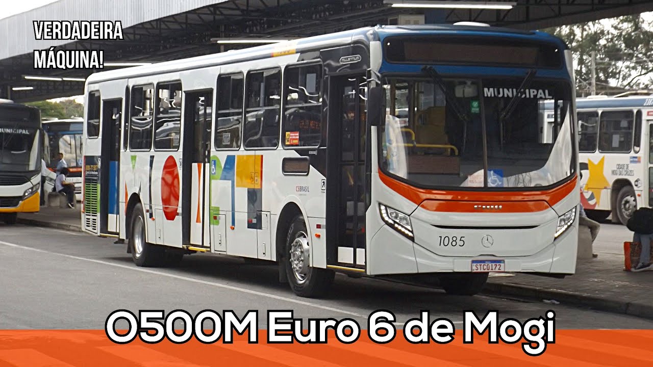 Ônibus em Mogi das Cruzes | Conheça um dos Caio Millenium V MB O500M BlueTec 6 da CS Brasil (HD)