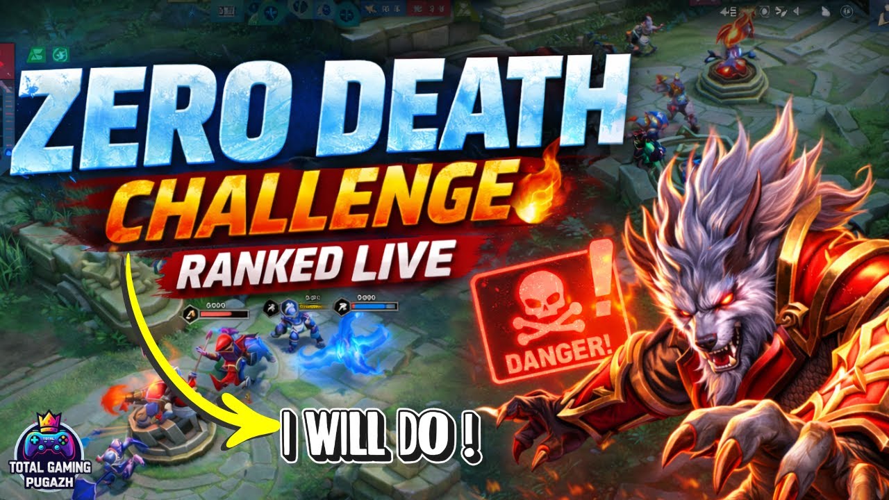 🔴Zero Death Challenge 🥶🔥 Ranked Live!! MOBA Legends | TGPYT #mobalegends #tgpyt