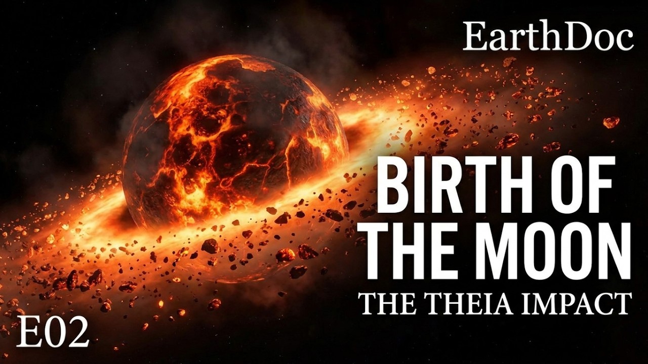 E02 How the Moon Was Born | Earth’s Early History | Hadean Eon | Theia | EarthDoc