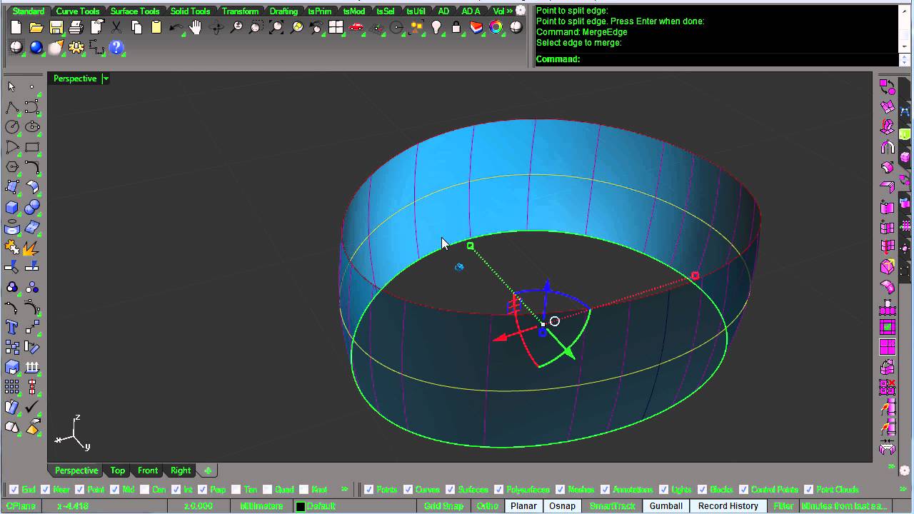 Rhino Tips and Trick - Capping a Non-Planar Edge
