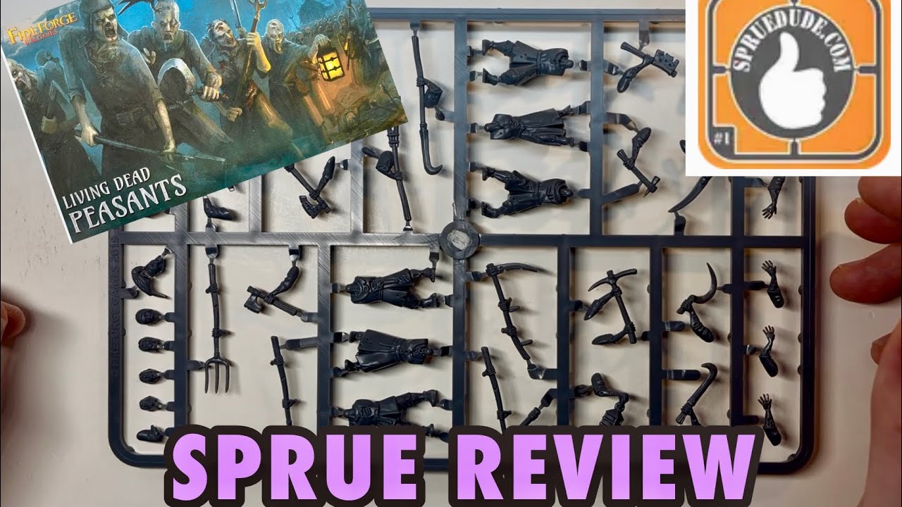 Let’s Look at Fireforge Living Dead Peasants | Sprue Dude Sprue Review