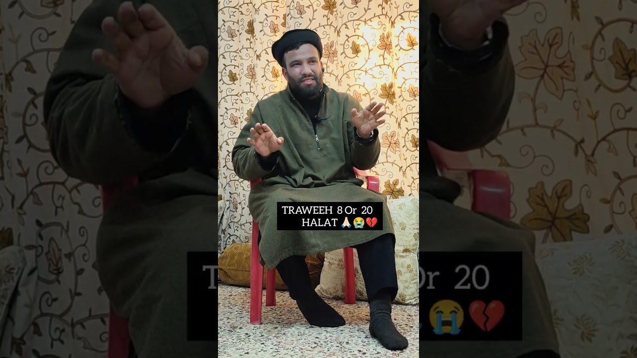 TRAWEEH 8 Or 20 ! 🙏🏻😭 | KASHMIR K HALAT 💔😭  