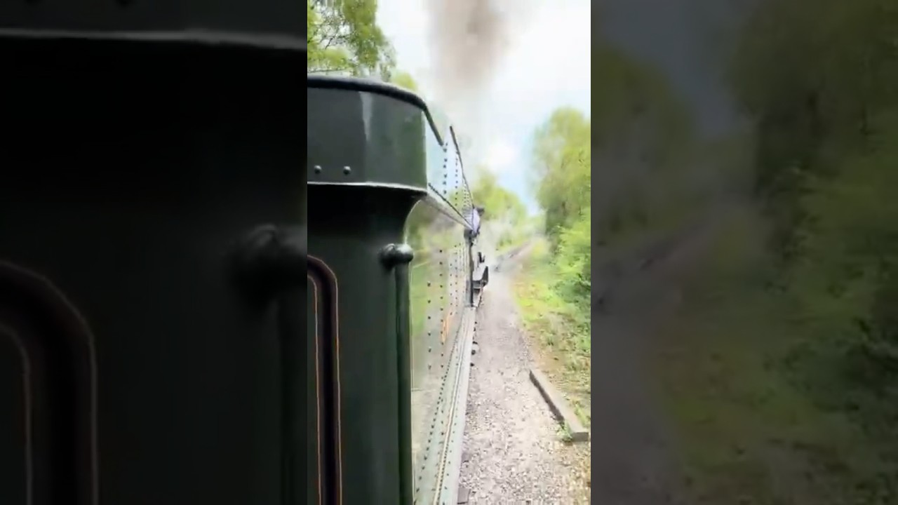 How to restart a stalled #steam #train on a steep hill featuring Pendennis Castle