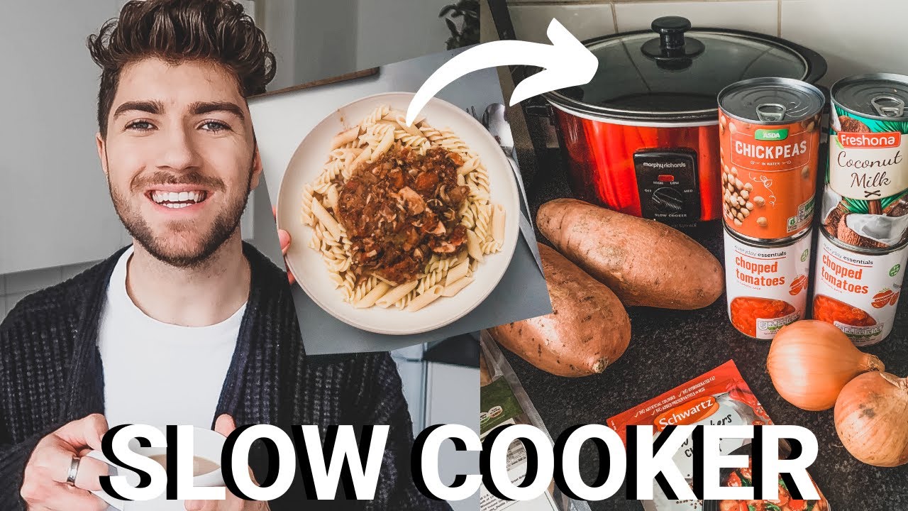 QUICK AND EASY SLOW COOKER MEALS ON A BUDGET | VEGETARIAN MEALS
