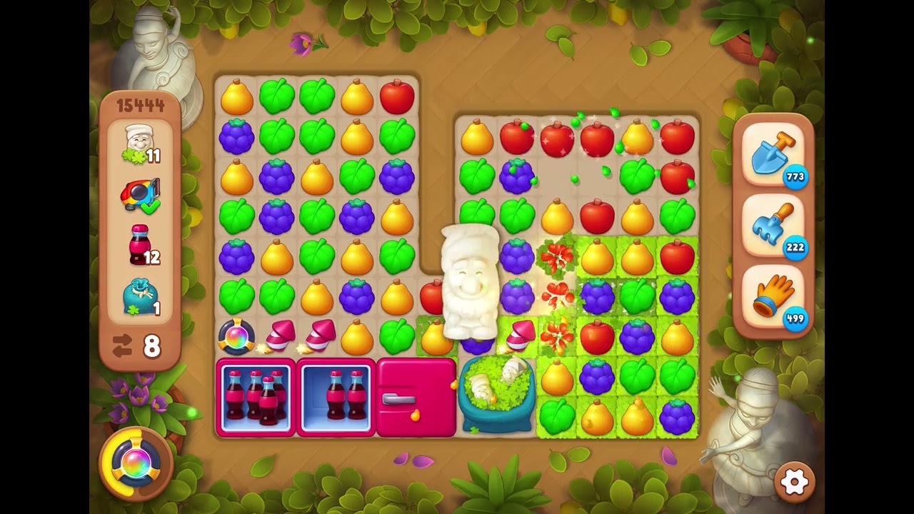 GardenScapes Level 15444 no boosters 