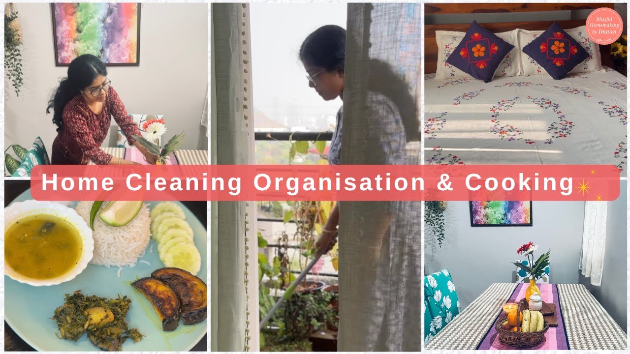 Indian Home Cleaning, Organisation,Cooking 2026/Dining Area Decor Idea/Bengali Lunch Thali
