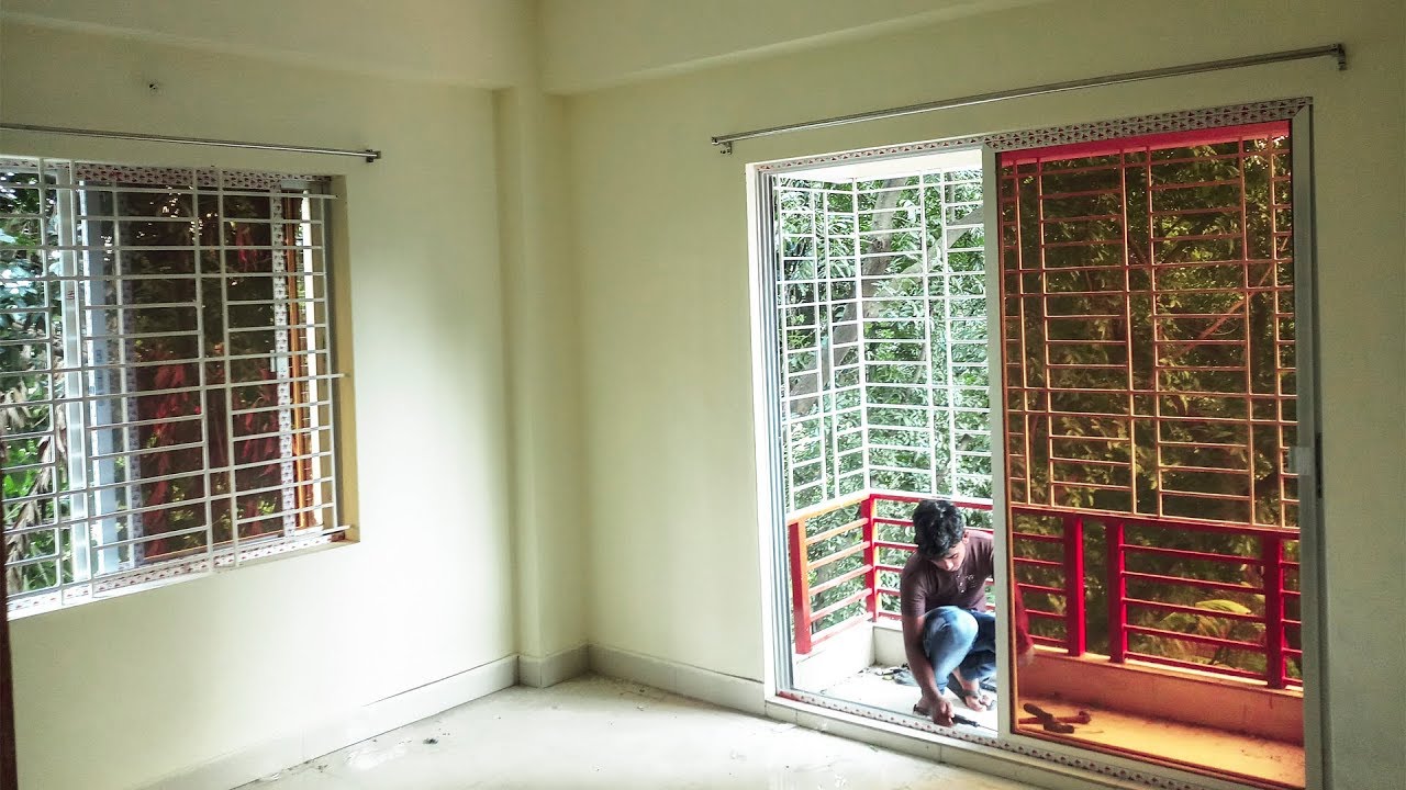 Thai Window Install With Mosquito Net - থাই জানালা সেটআপ মশারোধী নেট দিয়ে