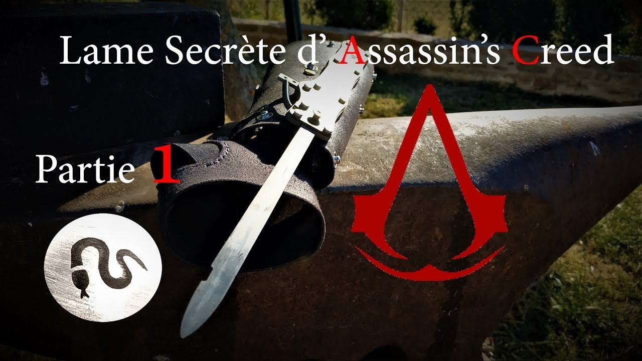 FABRICATION D'UNE LAME SECRETE D'ASSASSIN'S CREED !!!! VRAIE LAME SECRETE !!!! - PARTIE 1