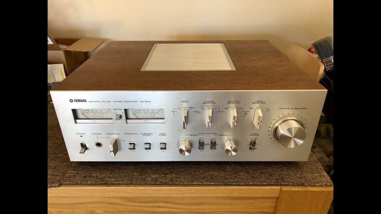 Beautiful Yamaha CA-2010 Integrated Amplifier Repair & Restoration